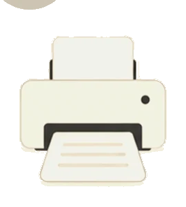 Una stampante che stampa un documento